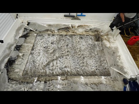 Smoke Damaged, Muddy, Discarded Rug Restoration | Carpet Cleaning Satisfying ASMR