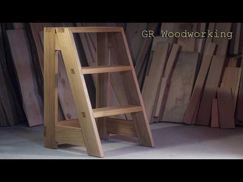 Step stool making - Only hand tools