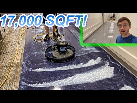 TAKING ON THE LARGEST STRIP AND WAX FLOOR JOB WE HAVE EVER DONE! In over our heads..?