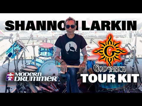 Shannon Larkin - Godsmack - Tour Kit Rundown #drummer #drums