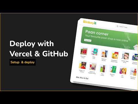 Deploy Full Stack Blinkit Clone (MERN) on Vercel with GitHub