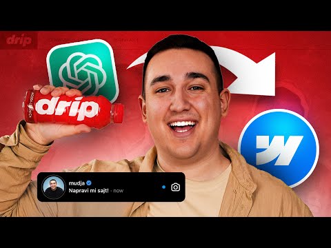 Pravimo sajt za Muđin DRIP sok (Webflow + ChatGPT)
