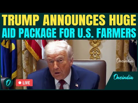 LIVE: Trump announces $12,000,000,000 Aid Package for Farmers HIT by Tariff & Economic Policies