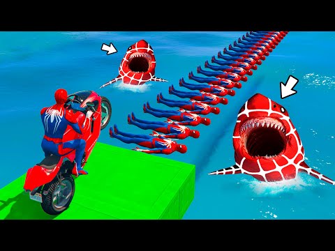 الرجل العنكبوت انقاذ باتمان Spider-Man Rescue batman vs iron man vs venom funny Game GTA 5 superhero