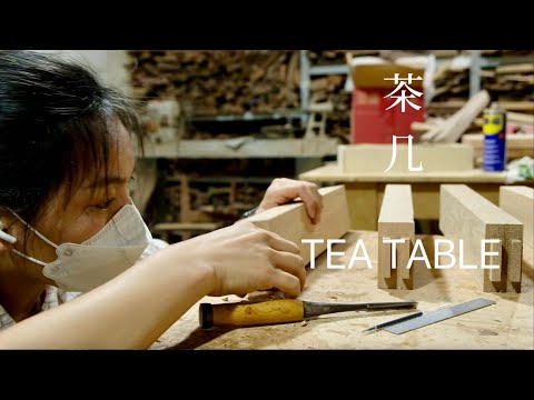 Making a CoffeeTable with wood puzzel.