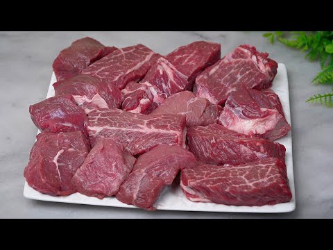 لحم بالبصل من الذ اكلات عيد الاضحى المبارك لحم ذايب ومحمر بألذ طعم ولون