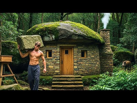 How to Build a Strong Log Shelter in 24 Hours | Bushcraft Survival Guide
