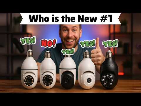 ✅5 Best Light Bulb Security Cameras 2025 – Genius Home Protection!