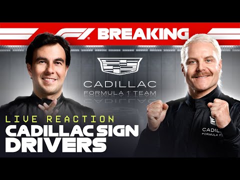 BREAKING: Bottas and Perez to race for Cadillac in 2026