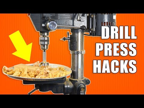 5 Quick DRILL PRESS Hacks - Woodworking Tips and Tricks