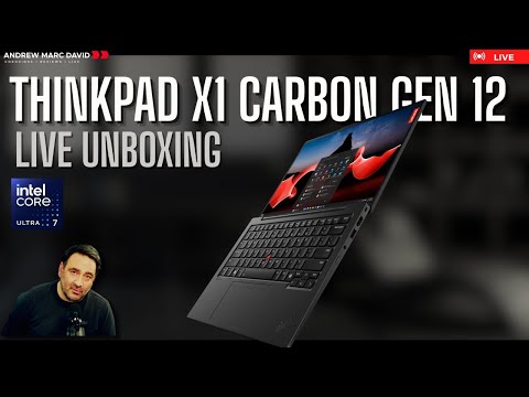 2024 ThinkPad X1 Carbon Gen 12 - Live Unboxing Part 2