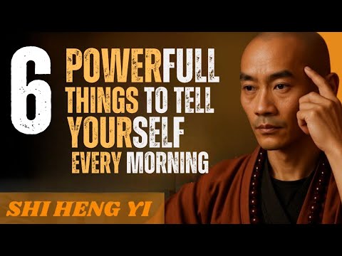 6 Powerful Things To Tell Yourself Every Morning | Shi Heng Yi Motivation To Start Your Day Right.