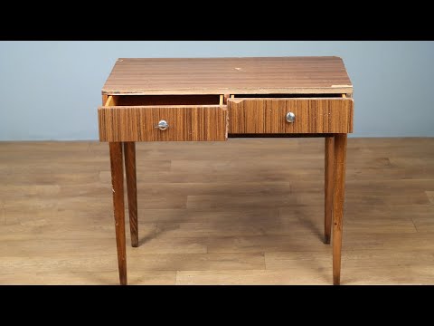 Restoration a desk from the 1960s