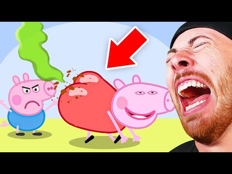 FUNNIEST PEPPA PIG MOMENTS (Funny Animations Parody)