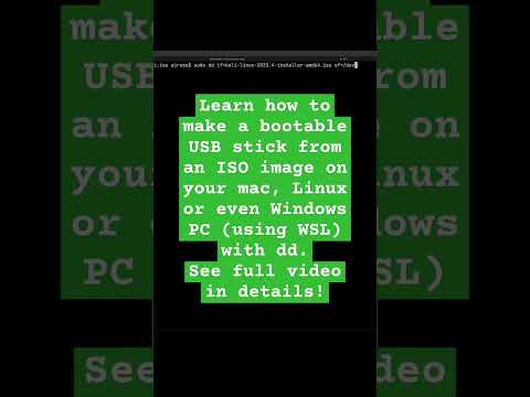 learn how to make a bootable USB stick from an ISO image #shorts #balenaetcher