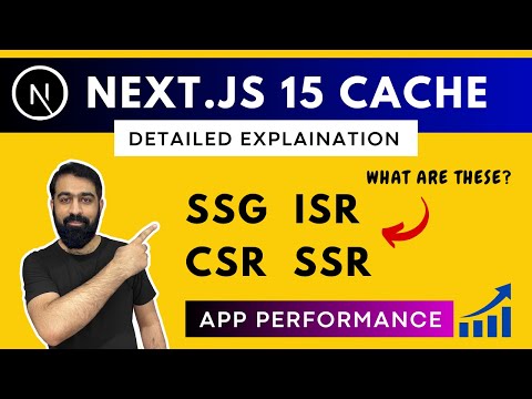 Next.js 15 Caching Explained with SSG | ISR | CSR | SSR