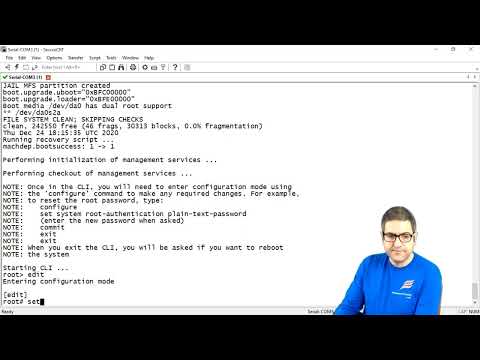4- Juniper Root password recovery