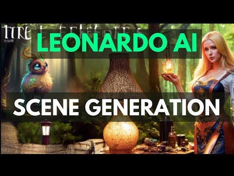 Combining multiple images on the ai canvas | Leonardo AI - Scene generation (Part 7)