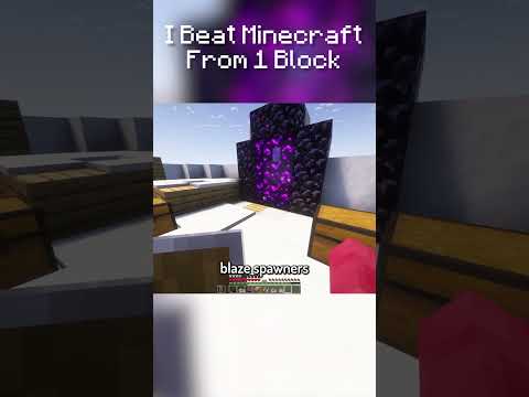 Part 33. I Beat Minecraft From 1 Block