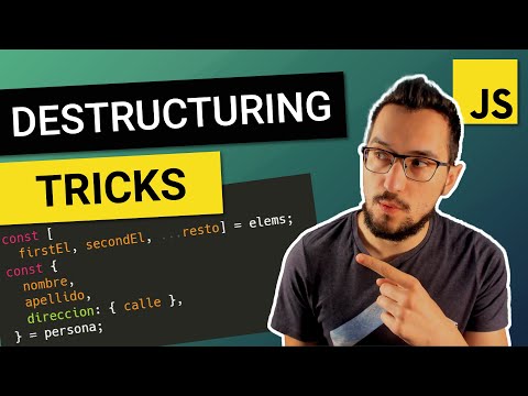 😮 DESTRUCTURING en JS con ARRAYS y OBJETOS 🟡 Javascript AVANZADO
