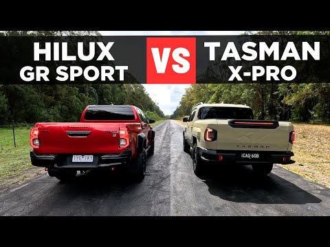Drag Race: 2025 Kia Tasman vs Toyota HiLux – 0-100 & comparison