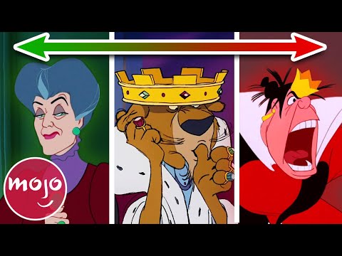 30 Disney Villains RANKED from Least to Most Unhinged