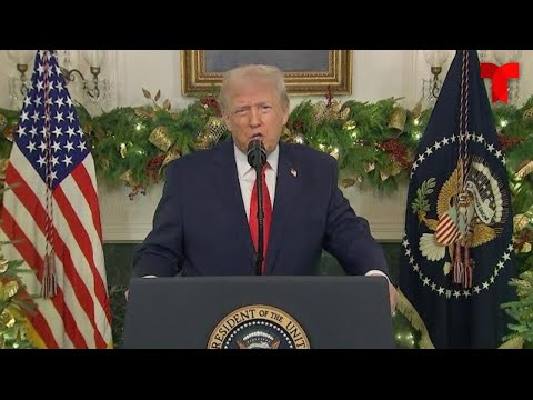 Discurso de Trump a la nación desde la Casa Blanca