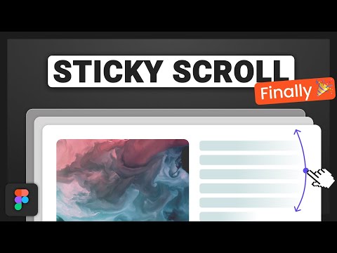 Master Figma's Sticky Scroll in 5 MINUTES: Unlock New Design Possibilities! [2023 NEW FEATURE]