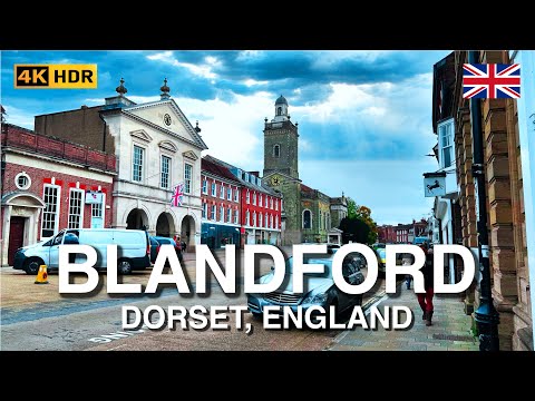 Discover Blandford Forum | A Charming 4K Walk Through Dorset's Georgian Gem