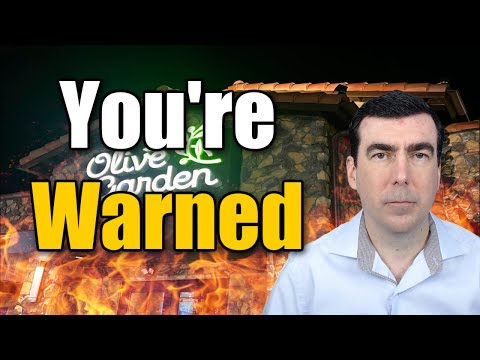 😱 Olive Garden Just Issued a Massive WARNING to the U.S. Economy!