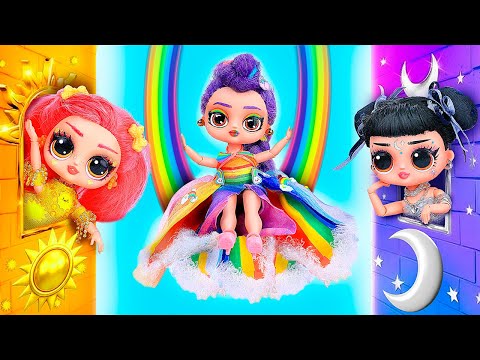 Day, Night and Rainbow House! 10 DIYs for K-Pop Demon Hunters Dolls!