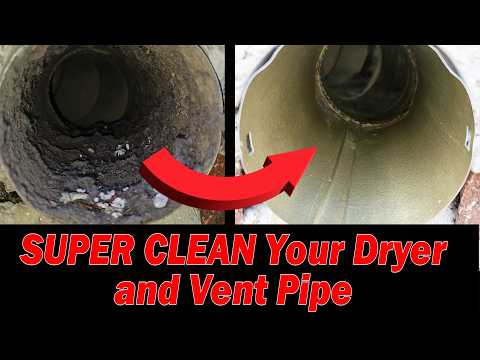 SUPER CLEAN Your Dryer and Dryer Vents! Under 45 minutes!