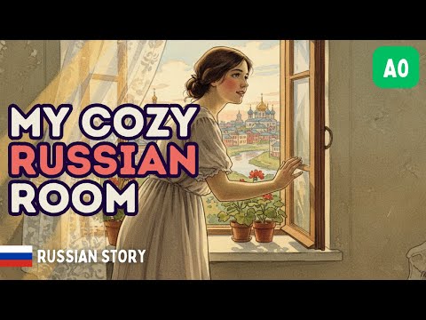 My Cozy Russian Room | Story for learning Russian (A0)🇷🇺