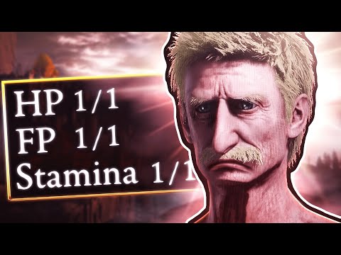 Elden Ring but I only have 1 HP, FP, and Stamina (this is problematic)