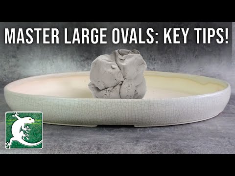 How to Make a Large Oval Bonsai Pot – Slab Pottery Tutorial