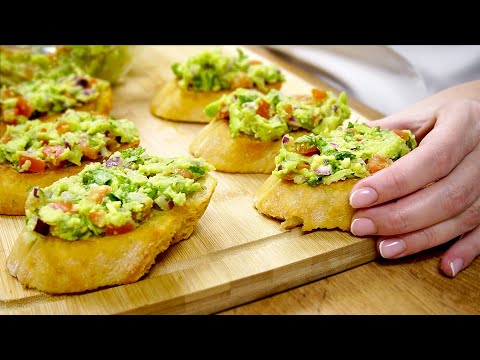 These sandwiches will disappear from the table in 1 minute! Avocado starter recipes.