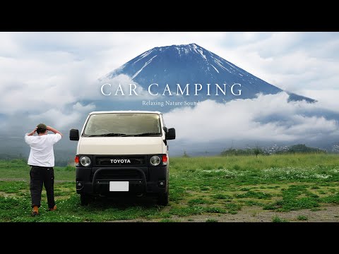 Solo camping | a healing solo journey gazing at Mt. Fuji’s breathtaking views | Relax | ASMR