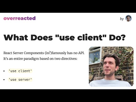 What Does "use client" Do?