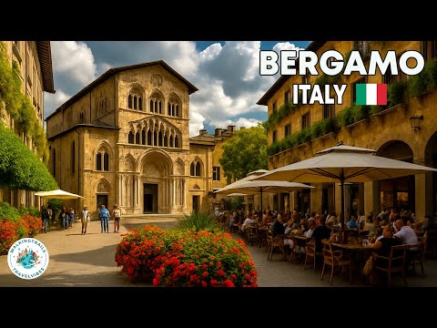 Bergamo, Italy 🇮🇹 – The Most Beautiful Hilltop Town You’ve Never Heard Of | Walking Tour 4K HDR