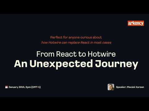 From React to Hotwire