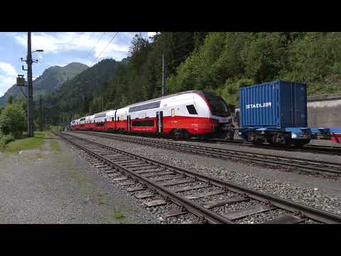 ÖBB Bahnhof WALD am Arlberg/Dalaas im Juli 2024