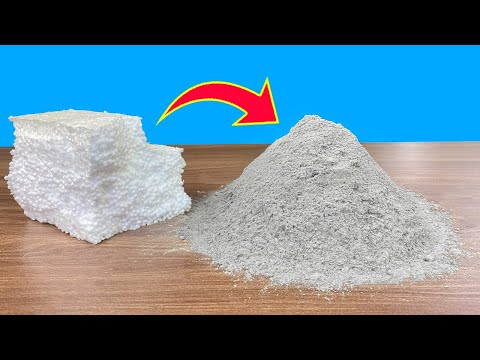 Mix STYROFOAM with CEMENT – The Secret Use Few People Know | Creation Hack