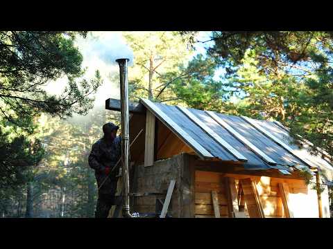 I CONTINUE TO IMPROVE MY WOODEN CABIN TO SURVIVE THE HARSH WINTER