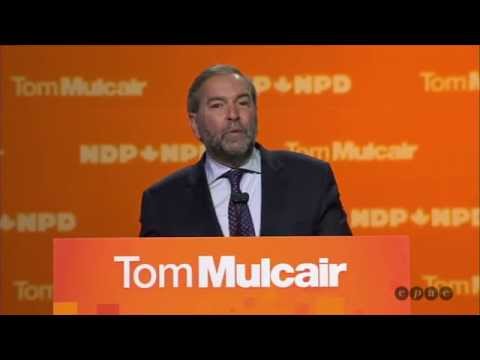 Thomas Mulcair's concession speech