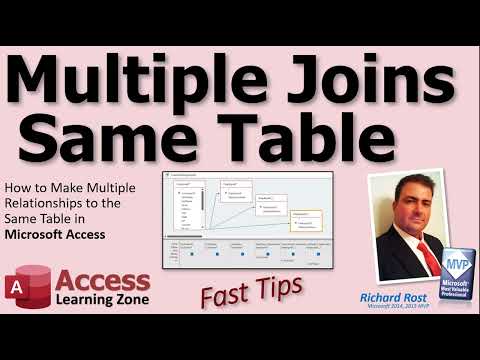 How to Make Multiple Relationship Joins to the Same Table in Microsoft Access