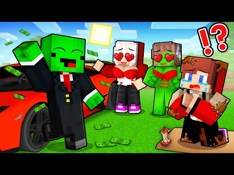 RICH Mikey vs POOR JJ! Who Will Girls CHOOSE?! LOVE STORY in Minecraft - Maizen