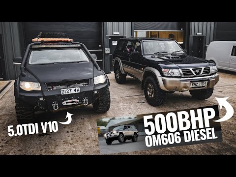 500BHP OM606 Diesel Nissan Patrol! CAR SWAP REVIEW! @DieselPumpUK