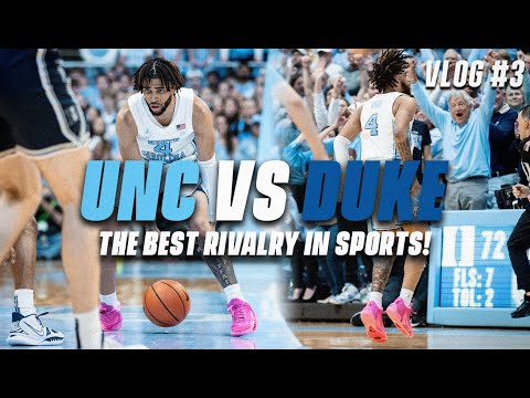 UNC vs Duke Full Day In The Life | RJ DAVIS VLOG #3