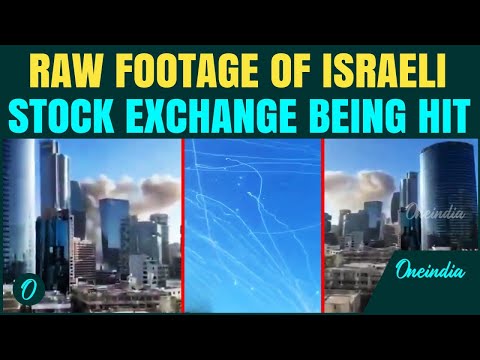 RAW FOOTAGE: Moment Iran’s Missile DESTROYS Israeli Stock Exchange Building | Old Viral Video