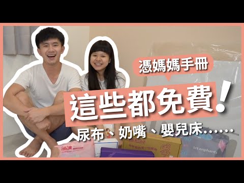 這些全部免費！尿布、奶嘴、嬰兒床都不用買！懷孕期間免費贈品攻略，申請網址都整理好了！｜豬豬隊友 Scott & Wendy